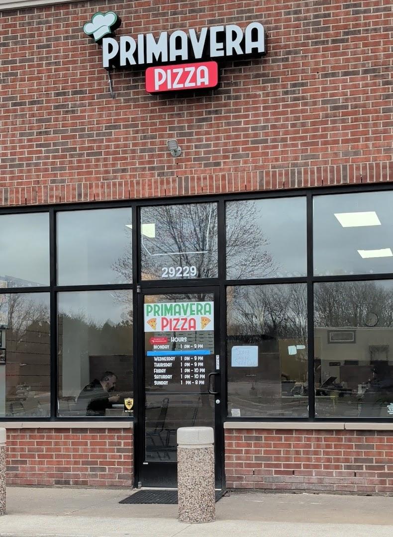 Primavera Pizza Menu image 1