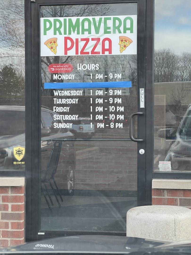 Primavera Pizza Menu image 2
